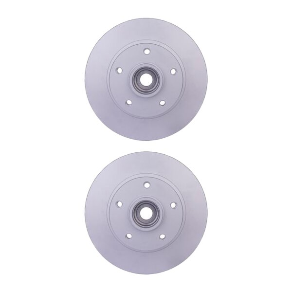2 Bremsscheiben voll Ø 52,3 mm 8 mm HELLA passend für u.a. RENAULT MEGANE
