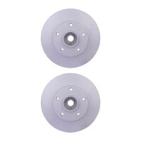 2 Bremsscheiben voll Ø 52,3 mm 8 mm HELLA passend...