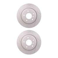 2 Brake Discs countersunk Ø 75 mm 22 mm HELLA...