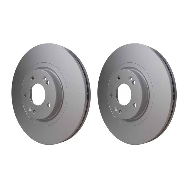 2 Brake Discs internally ventilated Ø 69 mm 28 mm HELLA for e.g. HYUNDAI SANTA