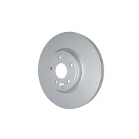 2 Brake Discs internally ventilated Ø 63.5 mm 28 mm HELLA for JAGUAR XE