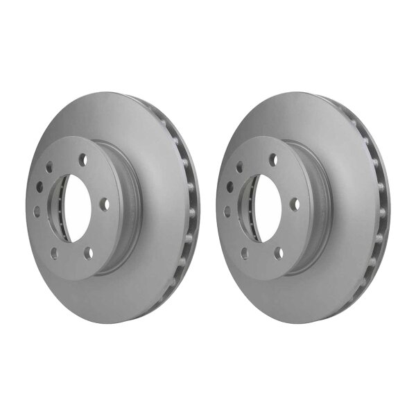 2 Brake Discs internally ventilated Ø 85 mm 28 mm HELLA for e.g. MB SPRINTER