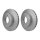 2 Brake Discs internally ventilated Ø 85 mm 28 mm HELLA for e.g. MB SPRINTER