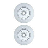 2 Bremsscheiben voll Ø 30 mm 11 mm HELLA passend...