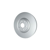 2 Brake Discs internally ventilated Ø 63.5 mm 34 mm HELLA for LAND ROVER