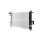 Radiator engine cooling fins brazed 458 mm - 295 mm MAHLE for DAEWOO MATIZ