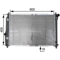 Kühler Motorkühlung MAHLE für CHEVROLET...