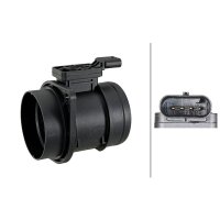 Mass Air Flow Sensor 4-pin HELLA pipe socket for SKODA...