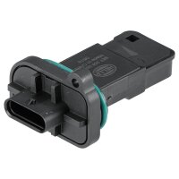 Mass air flow sensor screwed 5-pin HELLA for BMW 1 Series...