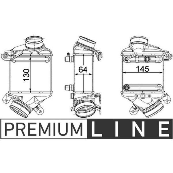Ladeluftkühler Keilrippenriemenscheibe 119mm MAHLE für BMW 5
