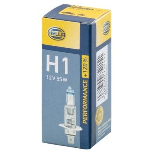 Bulb Headlight 12 V 55 W H1 P14.5s crystal clear HELLA for BMW 3 Series