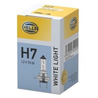 Bulb Headlight 12 V 55 W H7 PX26d HELLA suitable for e.g....
