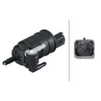 Waschwasserpumpe Scheibenreinigung 12 V 2-polig HELLA für u.a. RENAULT CLIO
