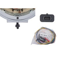 Housing Headlight Wiring Set Alu housing with cable set HELLA for diff vehicles