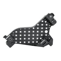 Main headlight bracket left black HELLA for e.g. AUDI Q3