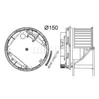 Innenraumgebläse Filtereinsatz MAHLE für FORD FOCUS II