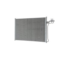 Condenser air conditioning without dryer tubes parallel MAHLE for e.g. VOLVO S40