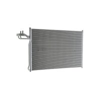 Condenser air conditioning without dryer tubes parallel MAHLE for e.g. VOLVO S40