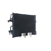 Condenser air conditioning with dryer tubes parallel MAHLE for e.g. OPEL ASTRA