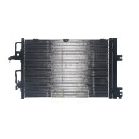Condenser air conditioning with dryer tubes parallel MAHLE for e.g. OPEL ASTRA