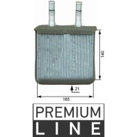 Heat exchanger interior heating MAHLE for ATOS (MX)