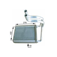 Heat exchanger interior heating MAHLE for TUCSON (JM)
