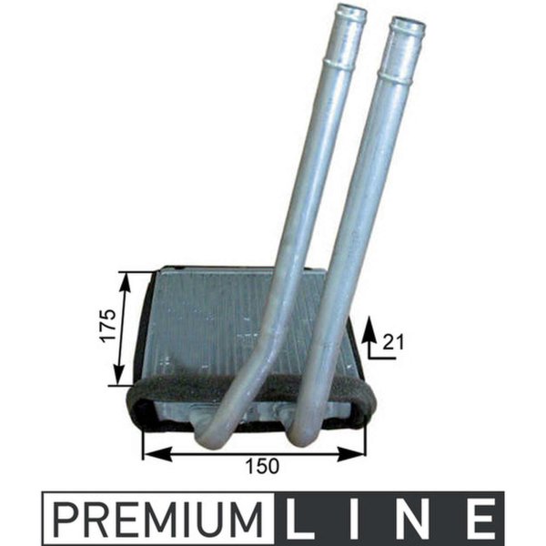 Wärmetauscher Innenraumheizung 110mm MAHLE für KIA PICANTO I