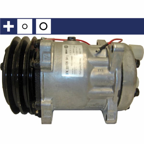 Air conditioning compressor with sealing ring MAHLE for CASE IH SPERRY DEUTZ NEW HOLLAND