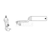Trockner Klimaanlage MAHLE für NISSAN QASHQAI /...
