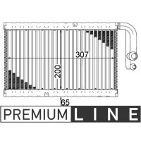 Verdampfer Klimaanlage MAHLE für MERCEDES SL (R230)