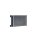 Heat exchanger for interior heating alu 370 mm - 194 mm MAHLE for e.g. MAN TGA