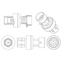 Druckschalter Klimaanlage MAHLE für OPEL ASTRA G CC...