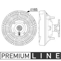 Radiator fan clutch MAHLE for MERCEDES