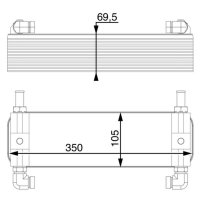 Ölkühler Automatikgetriebe Filtereinsatz MAHLE...