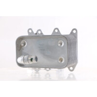 Oil cooler automatic fins soldered 142 mm - 76 mm MAHLE for e.g. BMW 5