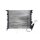 Radiator engine fins mechanically joined 430 mm - 396 mm MAHLE for RENAULT RAPID