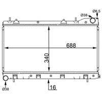 Radiator MAHLE for IMPREZA Saloon (GC)