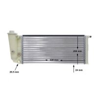 Water cooler MAHLE for LANCIA Y10 (156_)