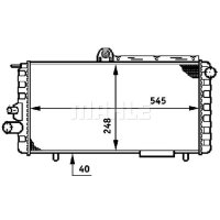 Kühler Motorkühlung MAHLE für ALFA ROMEO...