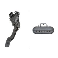 Accelerator Pedal Position Sensor manual gearbox 6-pin HELLA for FORD FIESTA