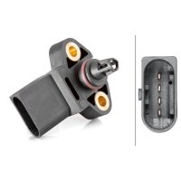 Boost pressure sensor 4-pin HELLA