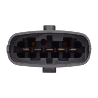 Mass air flow sensor tube socket 5-pin HELLA for e.g. ALFA ROMEO 156