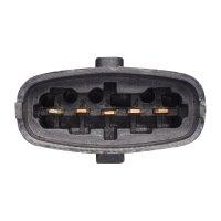 Mass air flow sensor tube socket 5-pin HELLA for e.g. OPEL Agila (A)