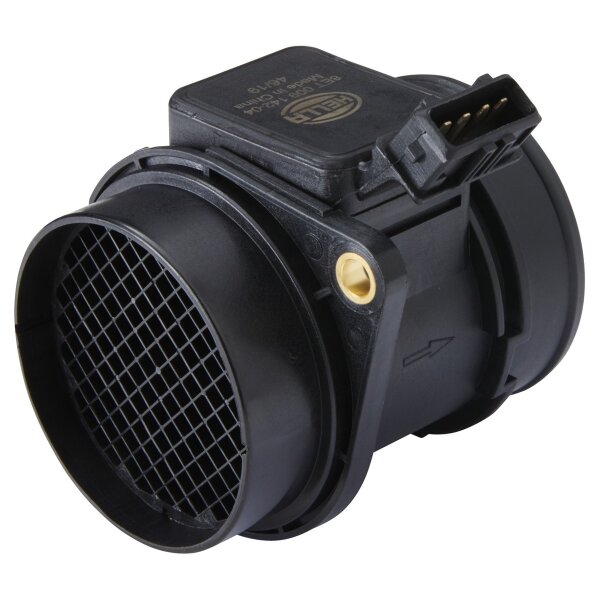 Mass air flow sensor screwed 4-pole HELLA for RENAULT Laguna I and others