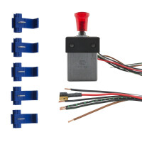 Warnblinkschalter 12 V W1,2W Halogen HELLA passend für u.a. VOLVO