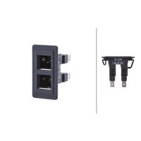 Kontrollleuchte 24 V 2-polig LED Flachstecker HELLA