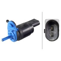 Windscreen washer pump 12 V dual pump HELLA for AUDI A3 and others