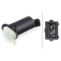 Waschwasserpumpe Scheibenreinigung 12 V Dualpumpe HELLA für u.a. FORD TRANSIT