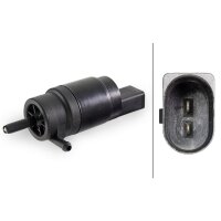 Windscreen washer pump 12 V mono pump HELLA for AUDI A2 and others