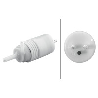Windshield Washer Pump 12 V mono pump HELLA suitable for e.g. MB 124